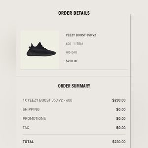 Adidas Yeezy Boost 350 V2 ONYX. SIZE 7.5